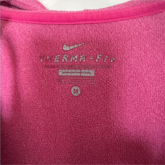 Nike Fuchsia Therma-Fit Full-Zip Hoodie size medium - Picture 4 of 6